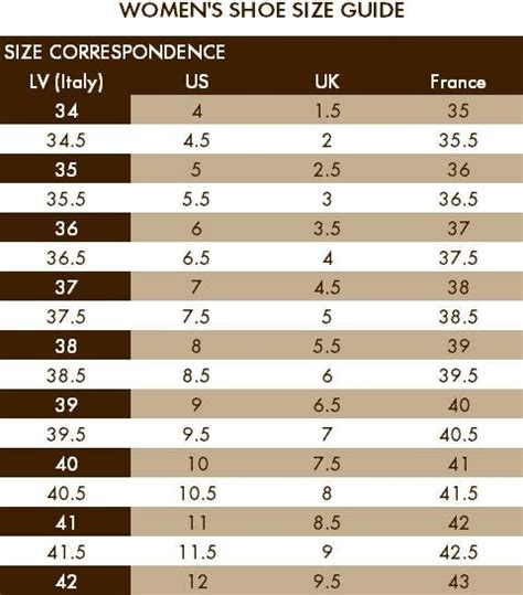 louis vuitton shoes size guide.